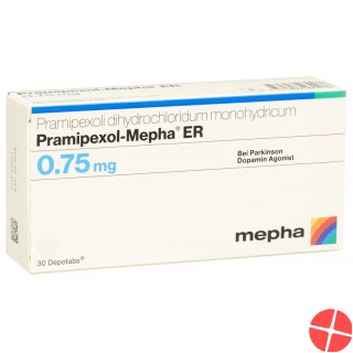Pramipexol Mepha Er Depotabs 0.75mg 30 Stück