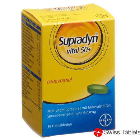 Supradyn Vital 50+ Filmtabletten (neu) 30 Stück buy online