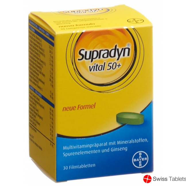 Supradyn Vital 50+ Filmtabletten (neu) 30 Stück buy online