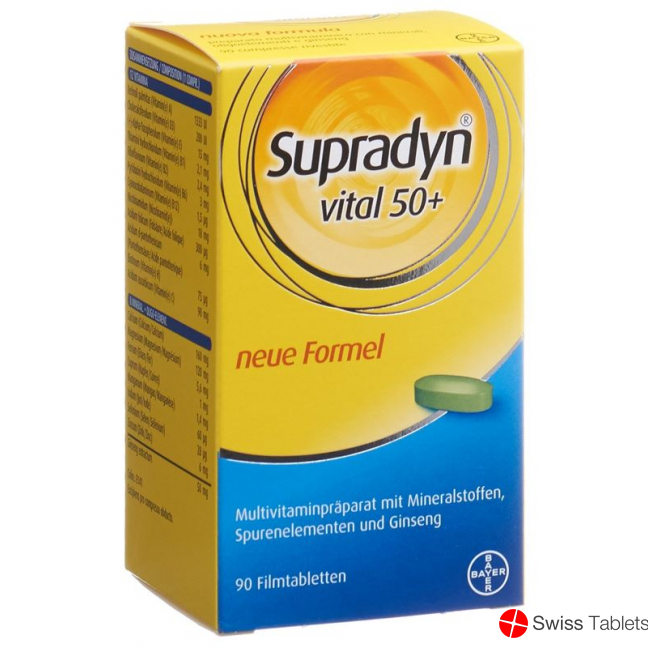 Supradyn Vital 50+ Filmtabletten (neu) 90 Stück buy online