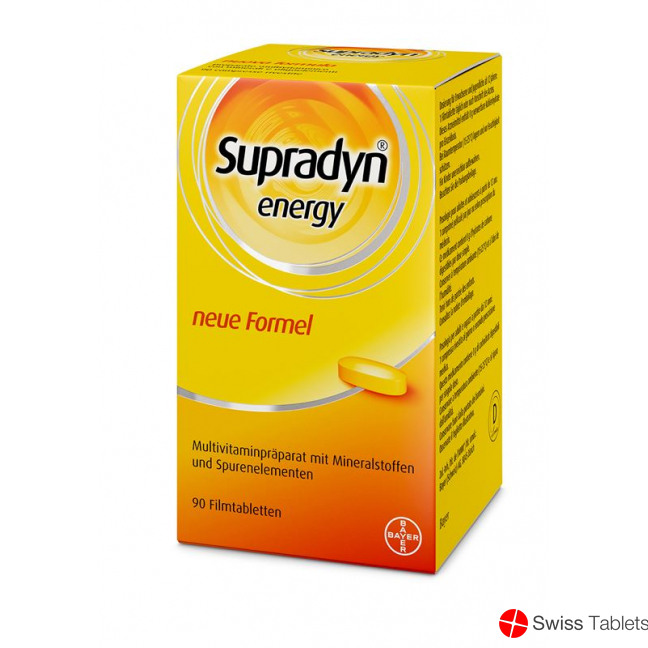 Supradyn Pro Energy-Complex Film-coated tablets Box of 90 buy online