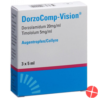 Dorzocomp Vision Augentropfen 20mg/ml, 5mg/ml 3x 5ml