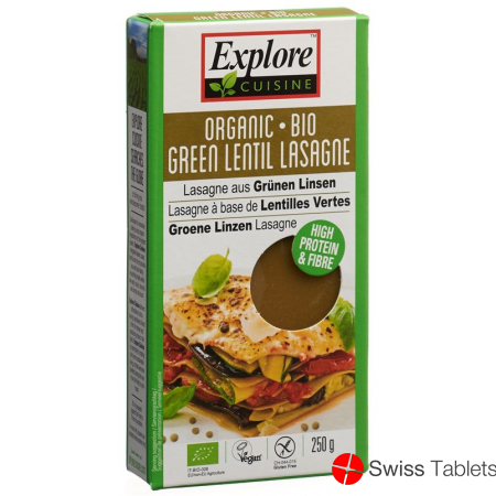 Explore Cuisine Lasagne Aus Grün Linsen Bio 250g buy online