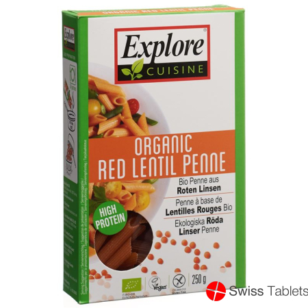 Explore Cuisine Penne Aus Roten Linsen Bio 250g buy online