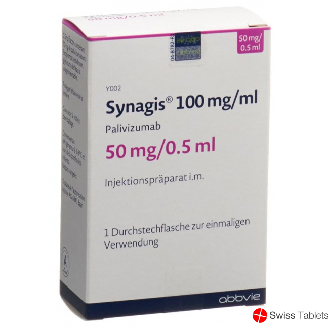 Synagis Injektionslösung 50mg/0.5ml Durchstechflasche buy online