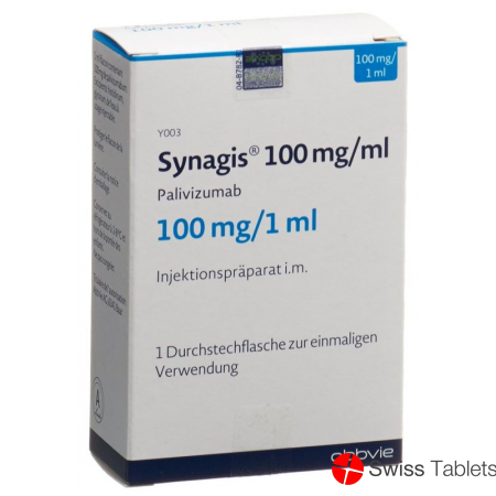 Synagis Injektionslösung 100mg/1ml Durchstechflasche buy online