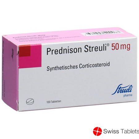 Prednison Streuli Tabletten 50mg 100 Stück buy online