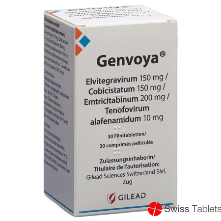 Genvoya Filmtabletten Flasche 30 Stück buy online
