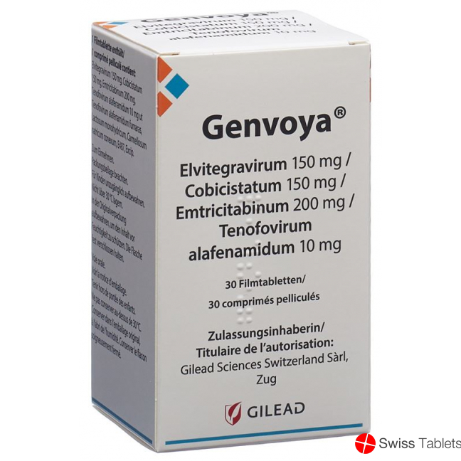 Genvoya Filmtabletten Flasche 30 Stück buy online