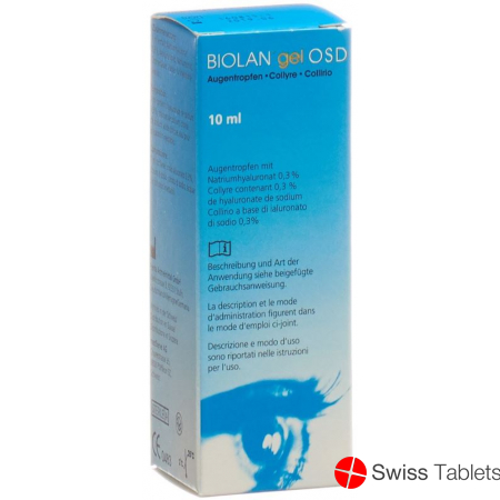 Biolan Gel OSD Augentropfen Natriumhyaluronat 0.3% Flasche 10ml buy online