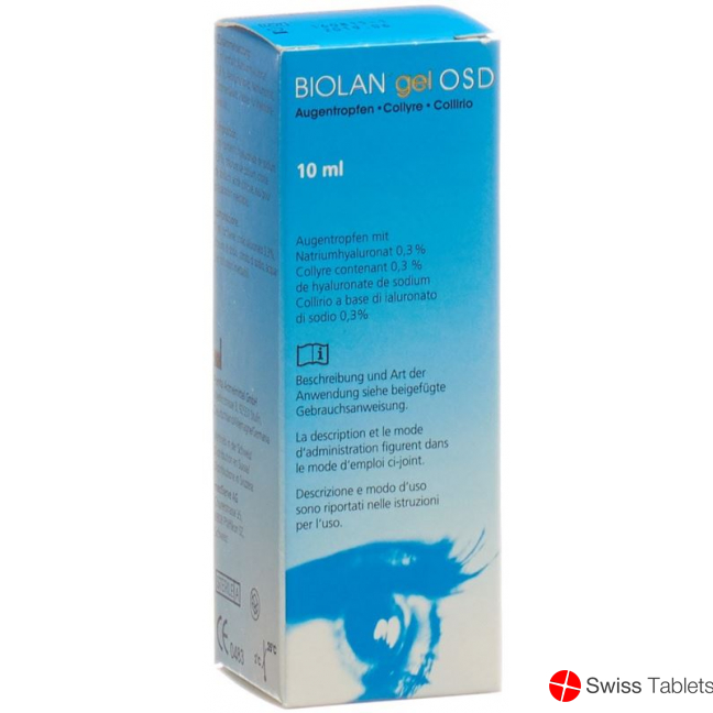 Biolan Gel OSD Augentropfen Natriumhyaluronat 0.3% Flasche 10ml buy online