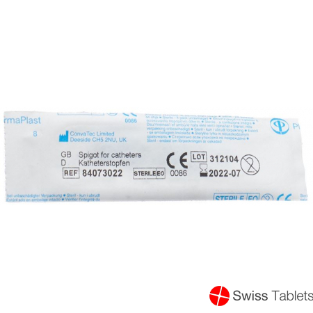 Spigot Catheter Plug 13mm Light Blue Sterile buy online