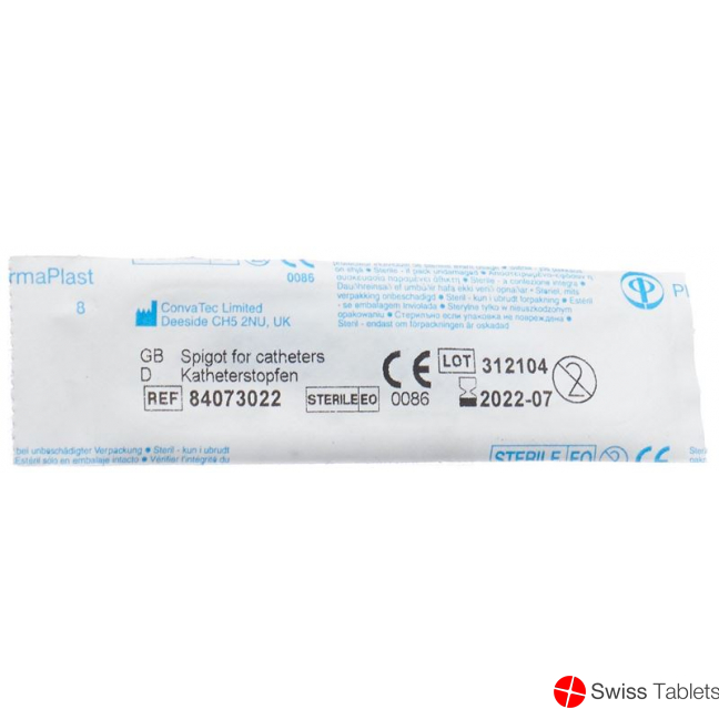 Spigot Catheter Plug 13mm Light Blue Sterile buy online
