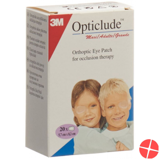 3M Opticlude Maxi Augenpflaster 5.7x8cm 20 Stück