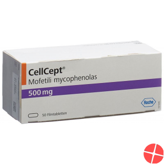 Cellcept Filmtablette 500mg 50 Stück