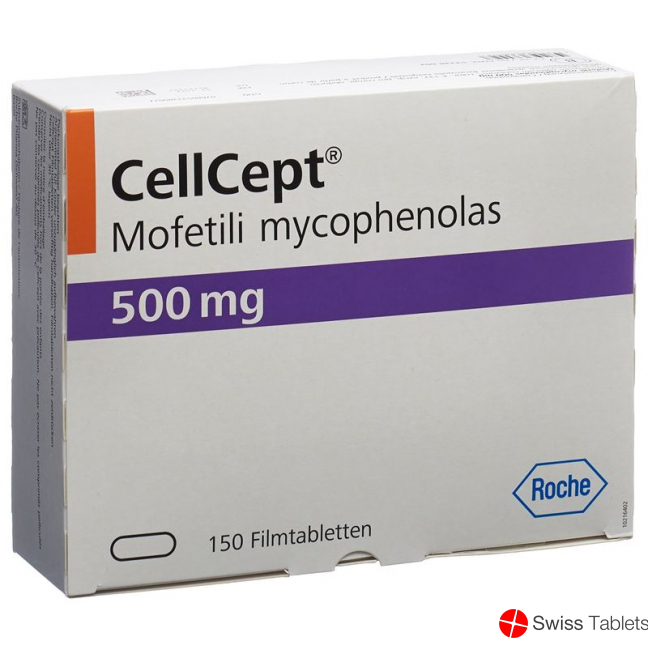 Cellcept Filmtabletten 500mg 150 Stück buy online