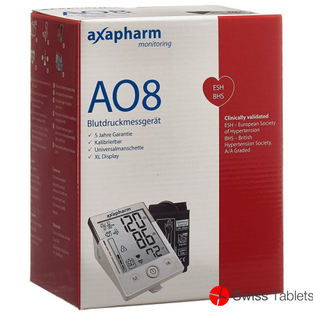 Axapharm Ao8 upper arm blood pressure monitor buy online