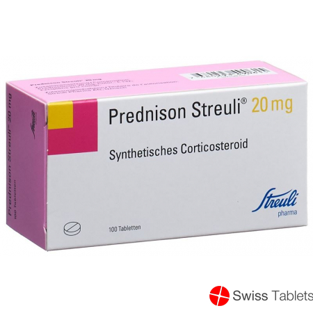 Prednison Streuli Tabletten 20mg 100 Stück buy online