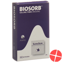 Biosorb Gelling Fibre Gelfa Wundauflagen 5x5cm 10 Stück