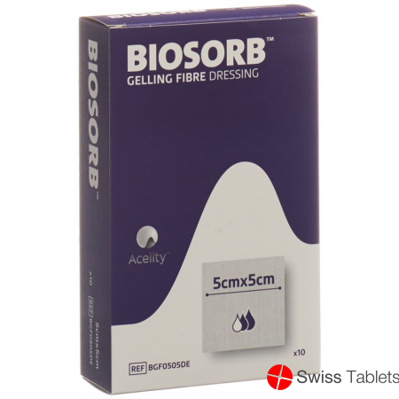 Biosorb Gelling Fibre Gelfa Wundauflagen 5x5cm 10 Stück buy online