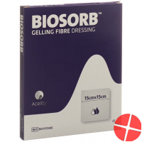Biosorb Gelling Fibre Gelfa Wundauflagen 15x15cm 5 Stück