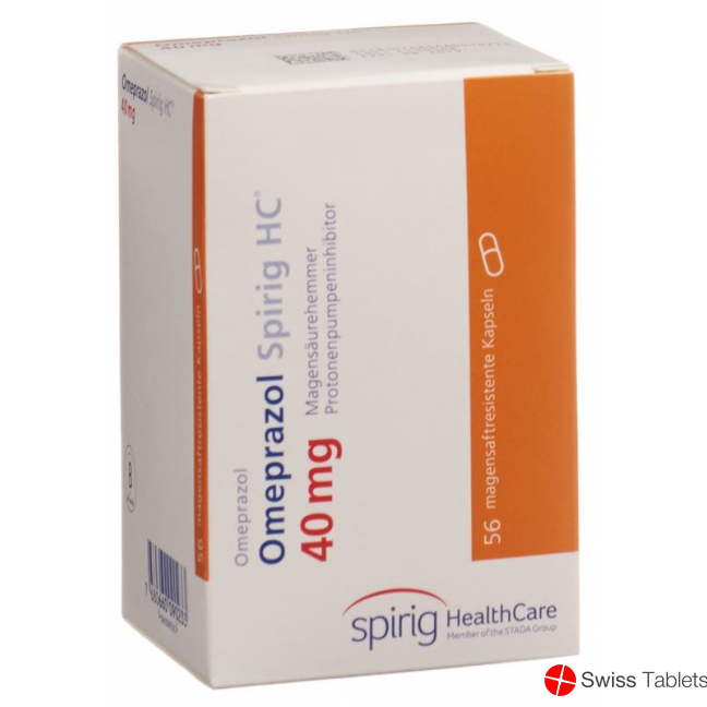Omeprazol Spirig HC Kapseln 40mg (neu) Dose 56 Stück buy online