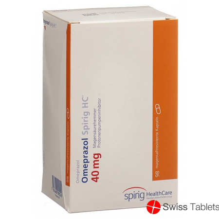 Omeprazol Spirig HC Kapseln 40mg (neu) Dose 98 Stück buy online