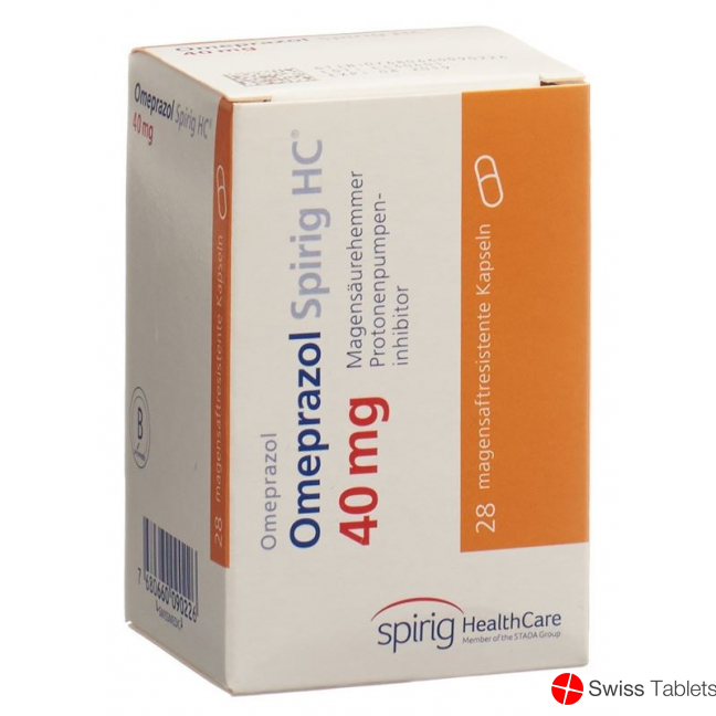 Omeprazol Spirig HC Kapseln 40mg (neu) Dose 28 Stück buy online