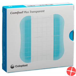 Comfeel Plus Hydrokol Verband 10x10cm Trans 10 Stück