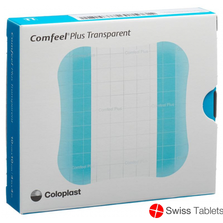 Comfeel Plus Hydrokol Verband 10x10cm Trans 10 Stück buy online
