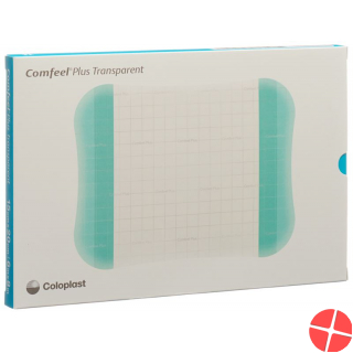Comfeel Plus Hydrokol Verband 15x20cm Trans 5 Stück