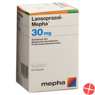Lansoprazol Mepha Kapseln 30mg Flasche 60 Stück