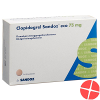Clopidogrel Sandoz Eco Filmtabletten 75mg 84 Stück