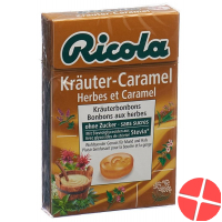 Ricola Kräuter-Caramel mit Stevia Box 50g