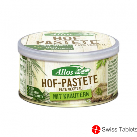 Allos Pastete Kräuter Bio Dose 125g buy online