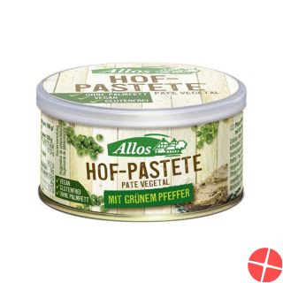 Allos Pastete Grüner Pfeffer Bio Dose 125g