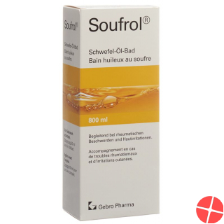 Soufrol sulphur-oil-bath bottle 800ml