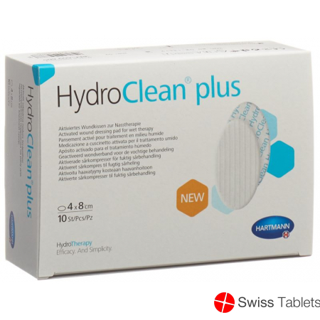 Hydroclean Plus Cavity Wundkissen 4x8cm Ov 10 Stück buy online