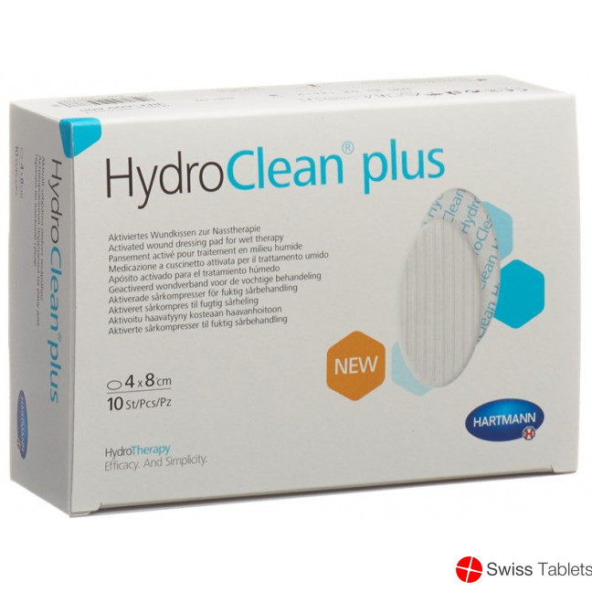 Hydroclean Plus Cavity Wundkissen 4x8cm Ov 10 Stück buy online