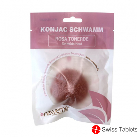 Nawemo Konjac Sponge Pink Clay buy online