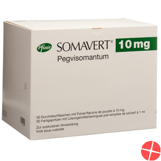 Somavert Trockensubstanz 10mg C Solv (fertspr) 30 Stück