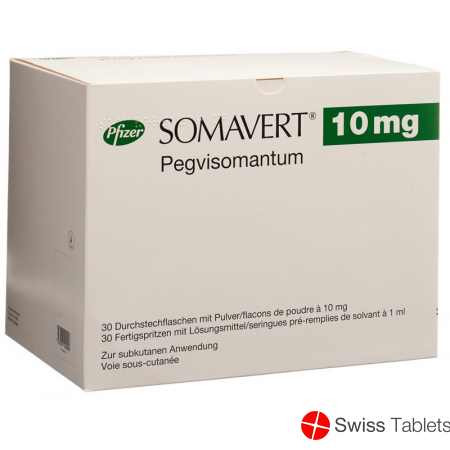 Somavert Trockensubstanz 10mg C Solv (fertspr) 30 Stück buy online