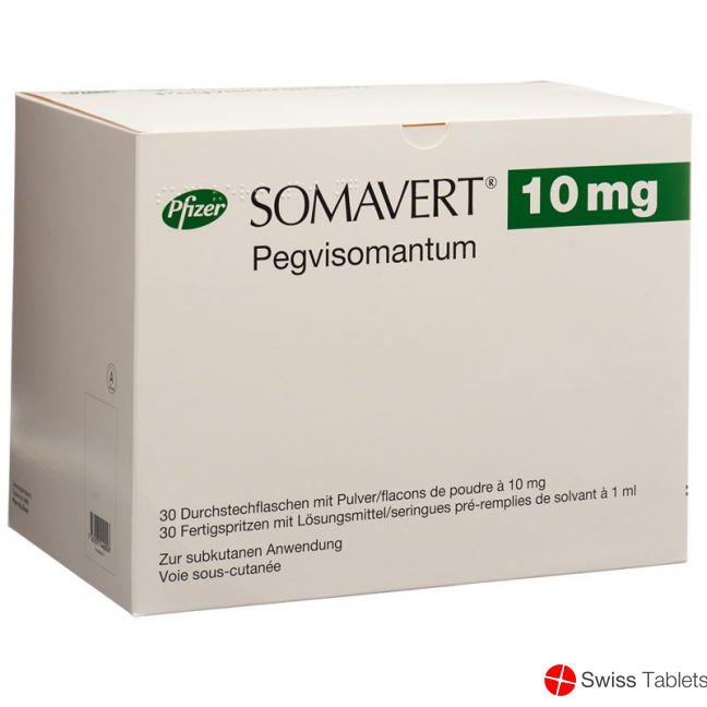 Somavert Trockensubstanz 10mg C Solv (fertspr) 30 Stück buy online