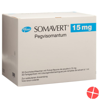 Somavert Trockensubstanz 15mg C Solv (fertspr) 30 Stück
