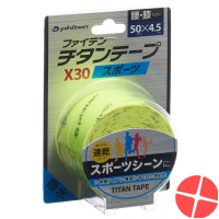 Phiten Aquatitan Tape X30 Sport 5cmx4.5m Elas Yellow
