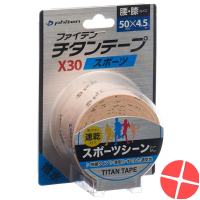 Phiten Aquatitan Tape X30 Sport 5cmx4.5m Elas Beige