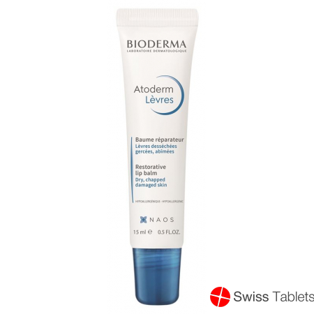 Bioderma Atoderm Levres Baume Reparateur 15ml buy online