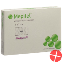 Mepitel Wundauflage 5x7cm Silik Beutel 5 Stück