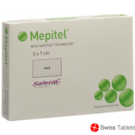 Mepitel Wundauflage 5x7cm Silik Beutel 5 Stück buy online
