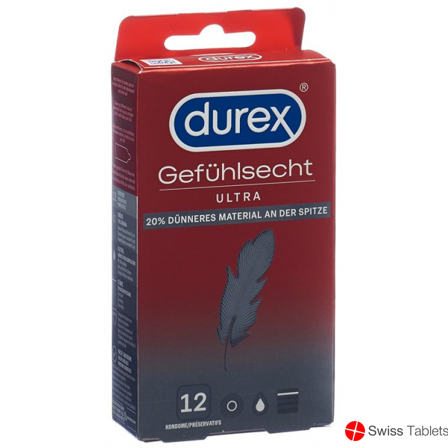 Durex Gefühlsecht Ultra Präservativ 12 Stück buy online